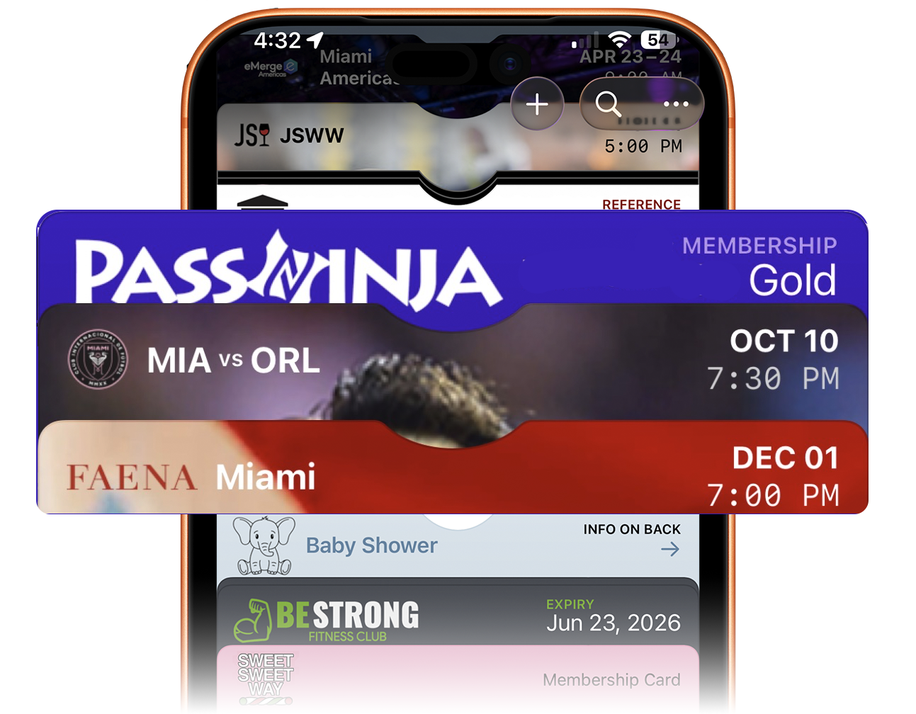 Header is the most critical hierarchy element in wallet passes